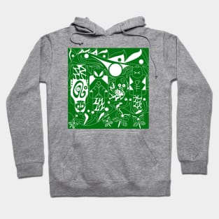 football soccer mayan boardgame ecopop pattern Hoodie